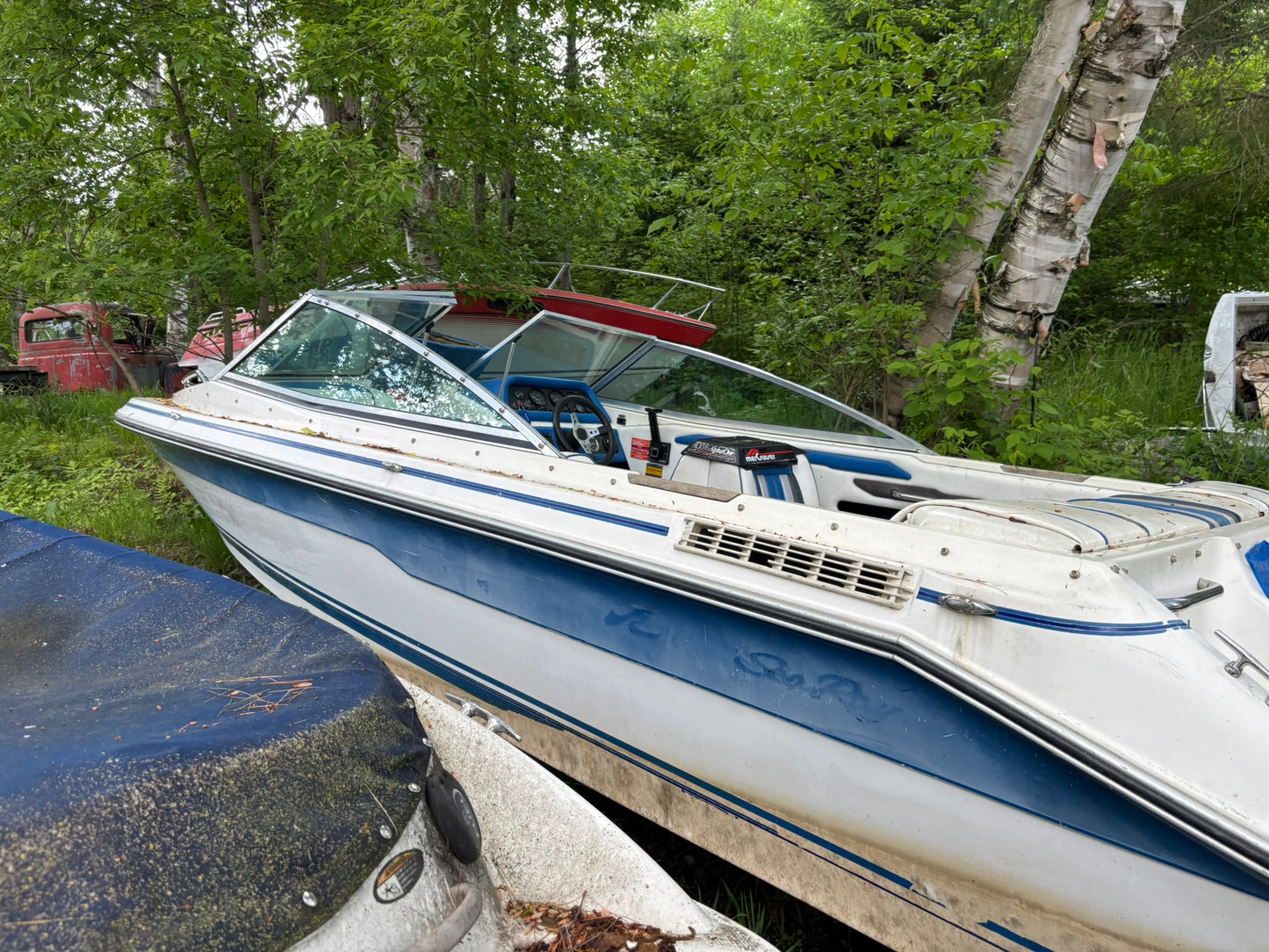 1989 Sea Ray 180 3-Panel Windshield