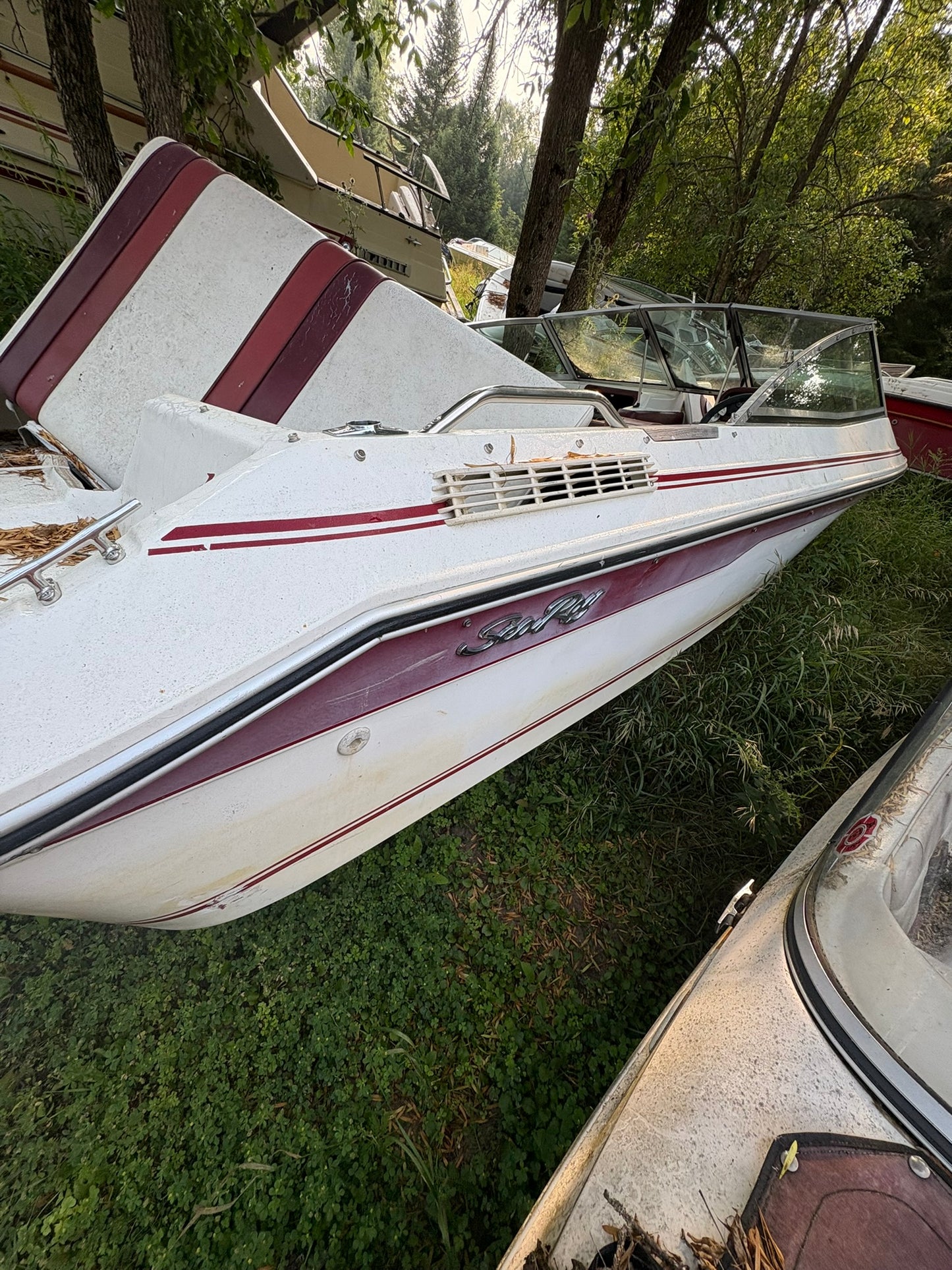 1989 Sea Ray 160 3-Panel Windshield