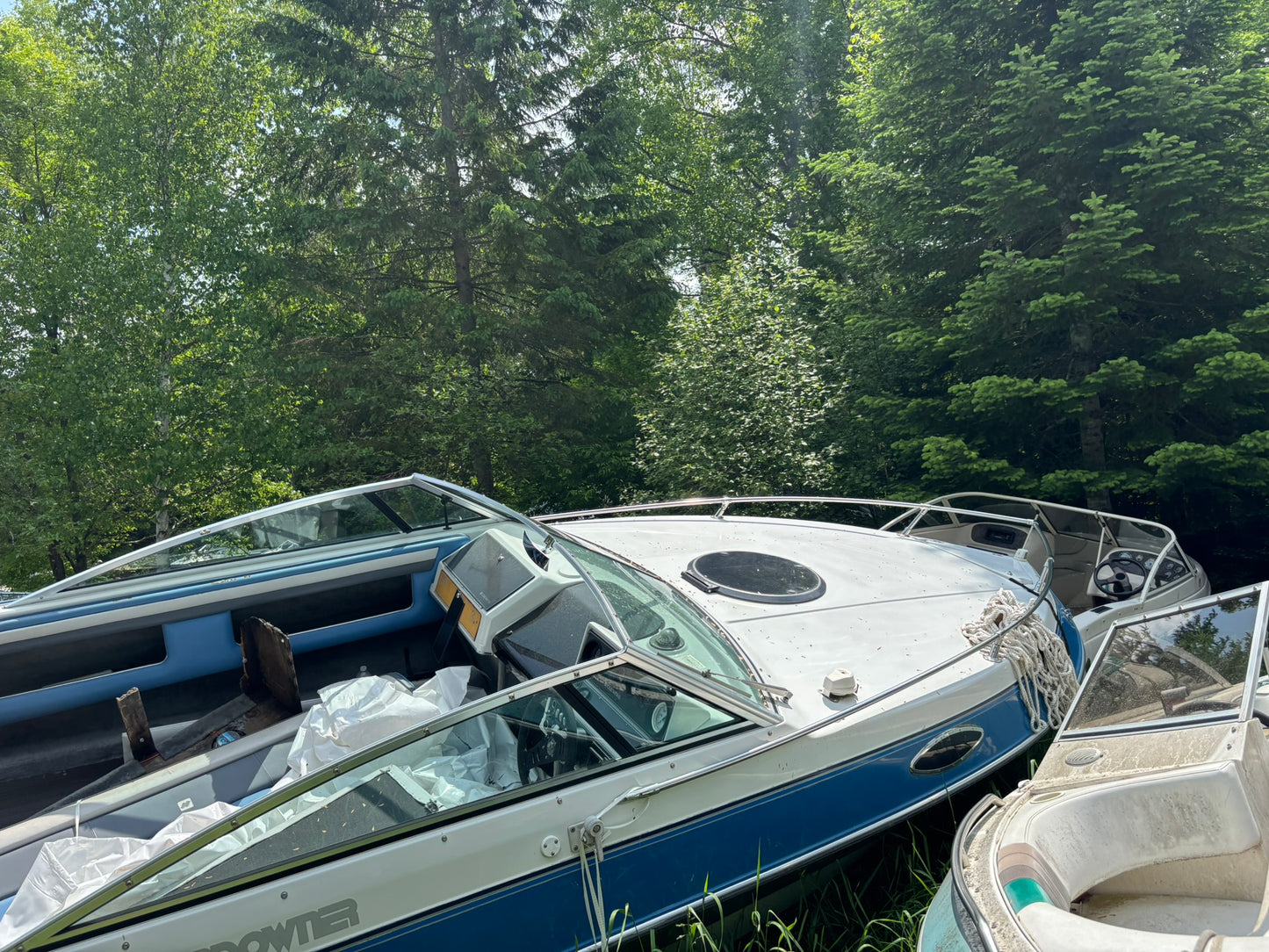 1990 FOUR WINNS Sundowner 2-Panel Windshield