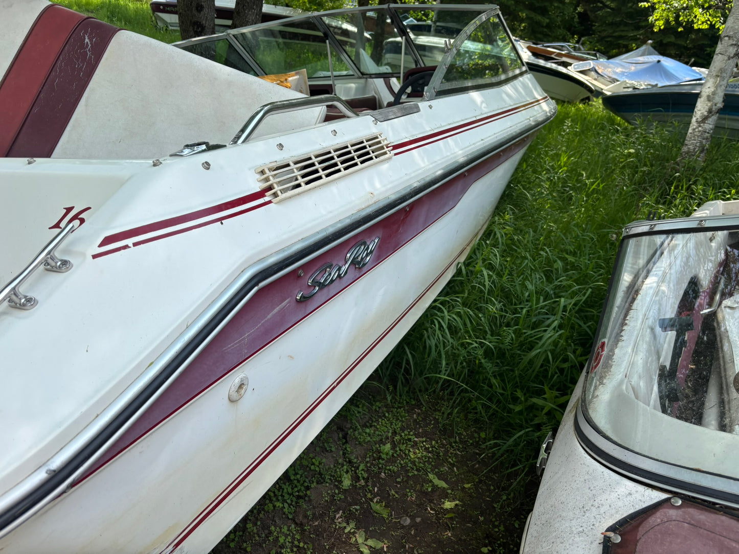 1990 Sea Ray 160 3-Panel Windshield