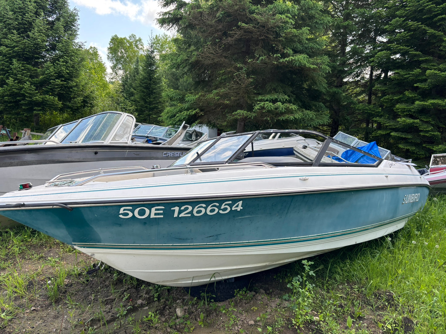 1992 Sunbird EURO 190 3-Panel Curved Windshield