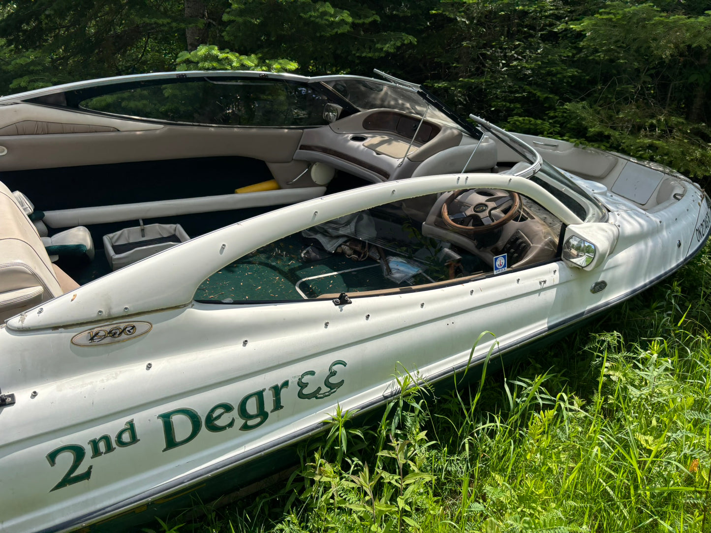 1999 Regal 1900 LSR 3-Panel Curved Windshield