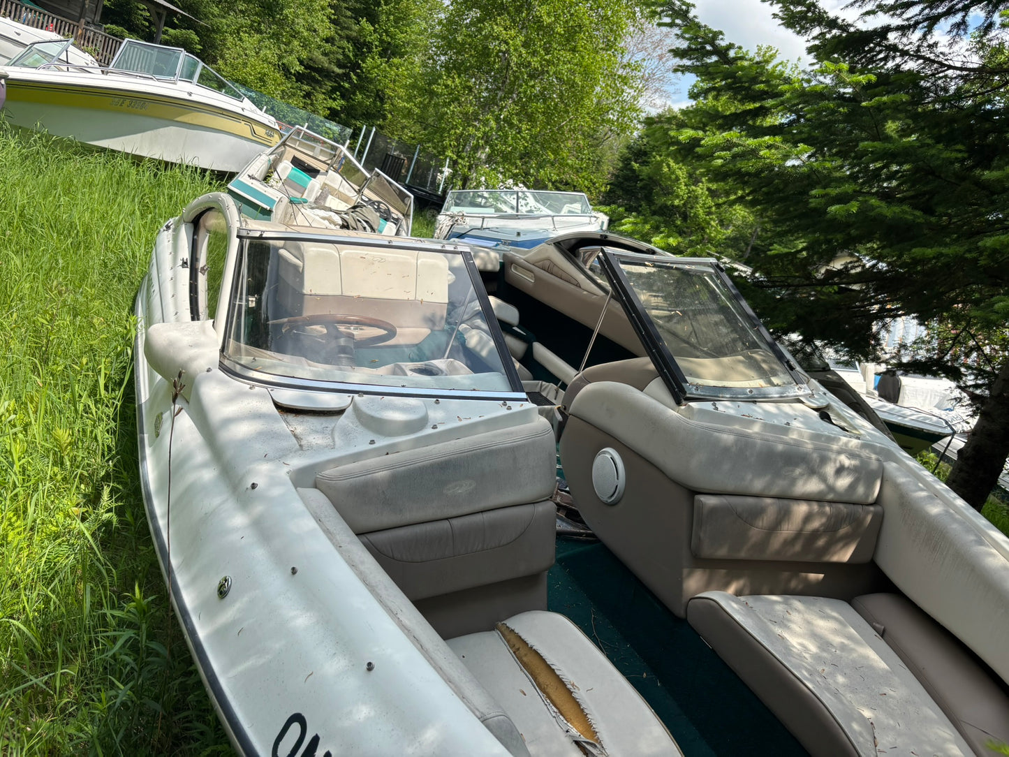 1999 Regal 1900 LSR 3-Panel Curved Windshield