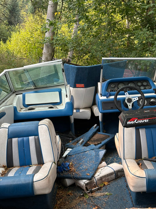 1990 Sea Ray 180 3-Panel Windshield