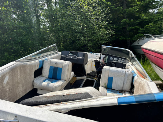 1991 Glastron 180 SE 3-Panel Curved Windshield