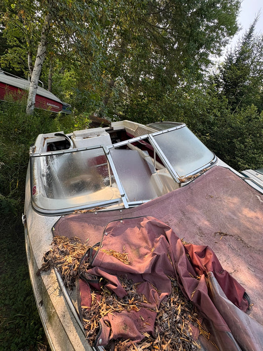 1997 Cutter XLE 190 3-Panel Curved Windshield